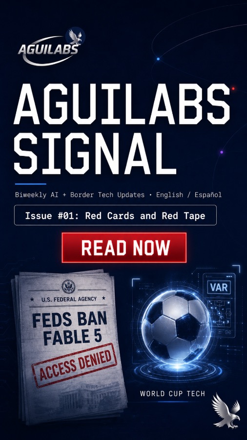 Aguilabs Signal issue 01 promotional story — Red Cards and Red Tape