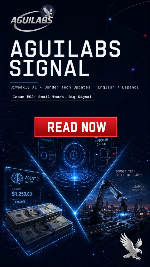 Aguilabs Signal issue 02 promotional story — Small Touch, Big Signal